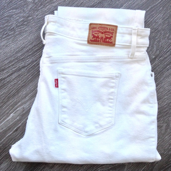 levi's 311 white jeans